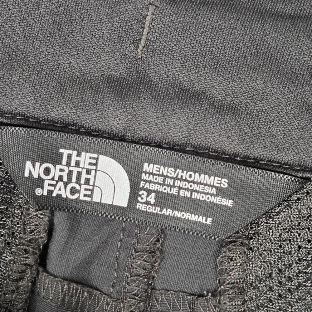 The North Face Mens Gray Hiking Trail Shorts Size 34 Regular Quick Dry Technical